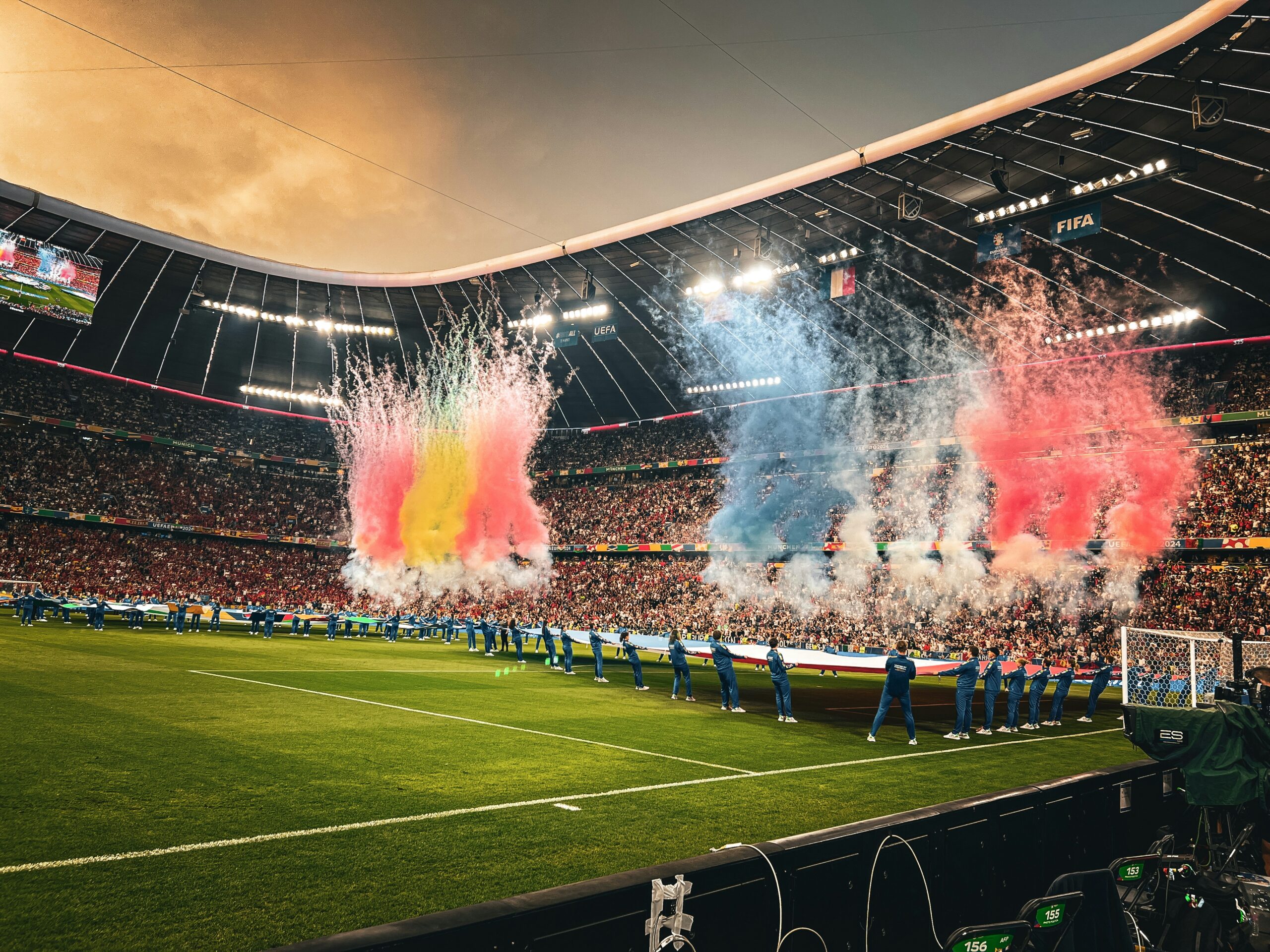 Stadium before kickoff